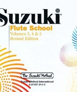 Crescendo Music Suzuki Flute School Method Vol 2, 3 & 4 CD Only Manuscript