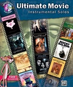 Alfred Ultimate Movie Instrumental Solos For Trumpet With CD Manuscript
