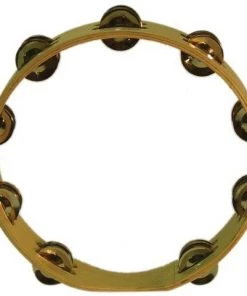 Crescendo Music 10 Inch Headless Tambourine With 18 Pairs Of Jingles Percussion