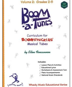 Boomwhackers "Boom-a-Tunes" Curriculum Book/CD Percussion
