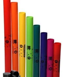 Boomwhackers 8-Note Diatonic C-Major Scale Set With Octaver Caps Percussion