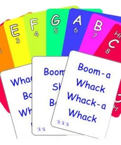 Percussion Boomwhackers "Whack-a Boom!" Colour Card Games
