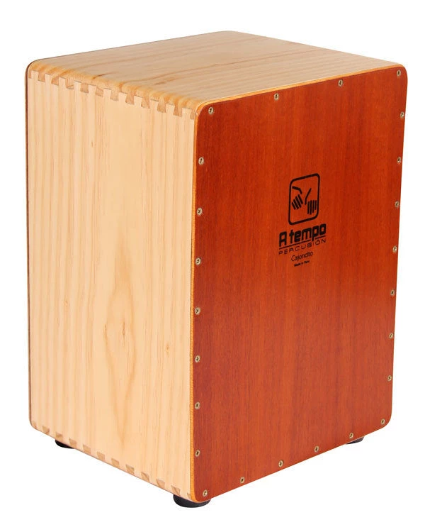 A Tempo Percussion Basic 3/4 Size Flamenco Cajon In Natural Satin Finish 3 A Tempo Percussion Basic 3/4 Size Flamenco Cajon In Natural Satin Finish
