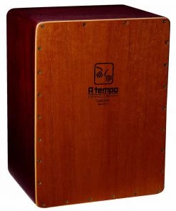 A Tempo Percussion Cajoncita Mohena Flamenco Cajon In Natural Satin Finish