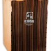 Percussion A Tempo Performance Series Cajon In Black Stripe Matte