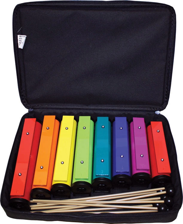 Crescendo Music Chroma-Notes 8-Note Tube Resonator Bell Set Percussion 3 Crescendo Music Chroma-Notes 8-Note Tube Resonator Bell Set Percussion