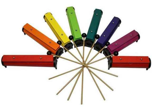 Crescendo Music Chroma-Notes 8-Note Tube Resonator Bell Set Percussion 4 Crescendo Music Chroma-Notes 8-Note Tube Resonator Bell Set Percussion