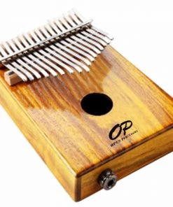 Opus Percussion 17-Key Koa Wood Kalimba With Pickup In Natural Gloss
