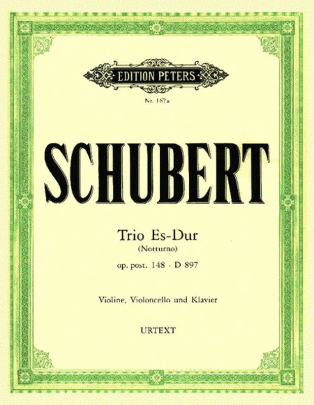 Hal Leonard SCHUBERT Piano Trio (Notturno) Op. Posth.148 (D.897) 3 Hal Leonard SCHUBERT Piano Trio (Notturno) Op. Posth.148 (D.897)
