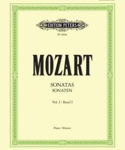 Alfred Mozart Piano Sonatas Vol 1 Edition Peters Manuscript
