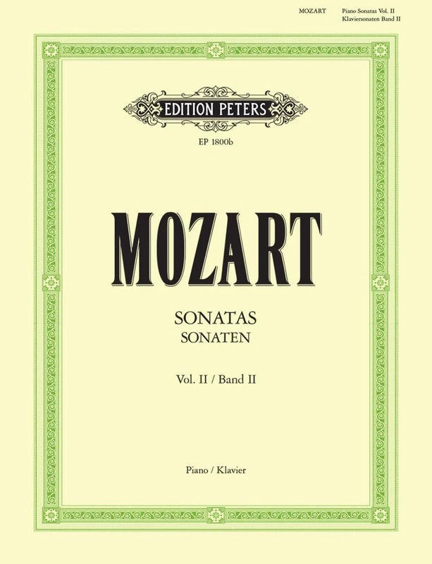 Alfred Mozart Piano Sonatas Vol 2 Edition Peters 3 Alfred Mozart Piano Sonatas Vol 2 Edition Peters