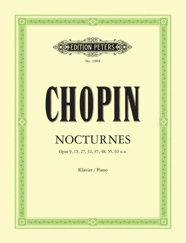 Crescendo Music Manuscript Chopin Nocturnes Edition Peters 3 Crescendo Music Manuscript Chopin Nocturnes Edition Peters