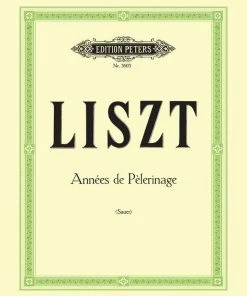 Hal Leonard LISZT Annees De Pelerinage, Selections