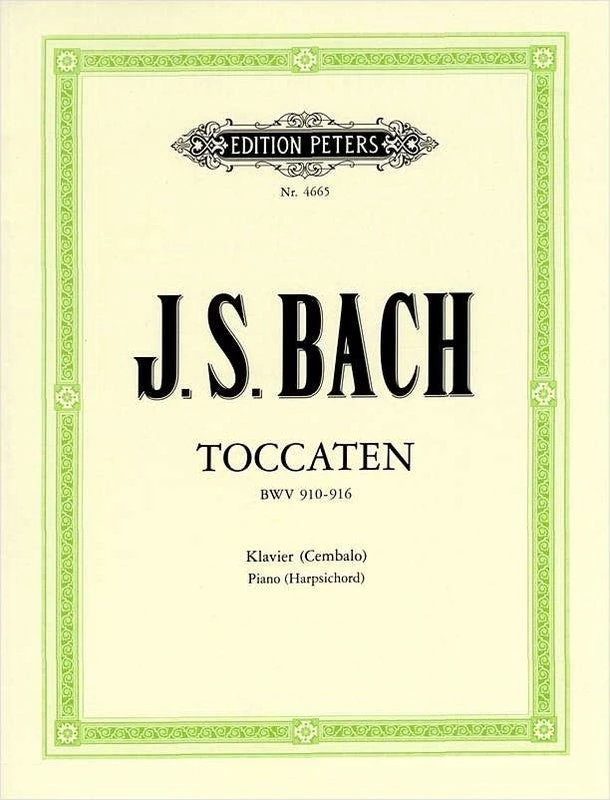 Hal Leonard BACH Toccatas BWV 910-916 3 Hal Leonard BACH Toccatas BWV 910-916