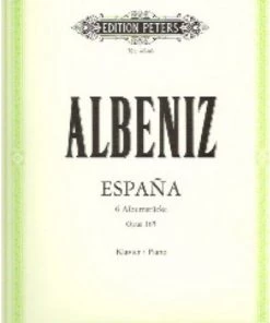 Hal Leonard ALBENIZ Espana Op. 165 Manuscript