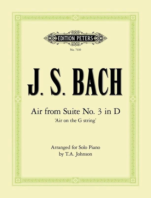 Hal Leonard Manuscript BACH Air On The G String From Orchestral Suite No. 3 3 Hal Leonard Manuscript BACH Air On The G String From Orchestral Suite No. 3