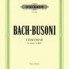 Hal Leonard BACH-BUSONI Chaconne In D Minor From Bach's Partita No. 2