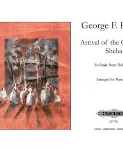 Hal Leonard Manuscript HANDEL Arrival Of The Queen Of Sheba