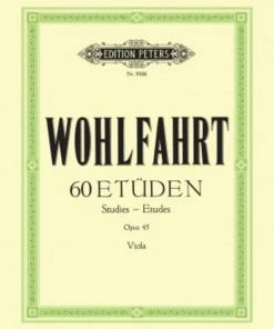 Hal Leonard Wohlfahrt - 60 Studies OP45 Viola Manuscript
