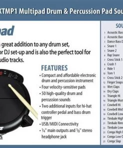 Crescendo Music KAT Digital Drum & Percussion Pad Sound Module 11 Crescendo Music KAT Digital Drum & Percussion Pad Sound Module