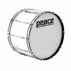 Crescendo Music Peace 10-Lug Marching Bass Drum In White (22 X 10") Percussion 1 Crescendo Music Peace 10-Lug Marching Bass Drum In White (22 X 10") Percussion