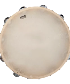 Crescendo Music Mano Percussion 12 Inch Tambourine 18 Pairs Of Jingles