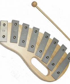 Percussion Plus 8-Note Glockenspiel With Natural Wood Frame