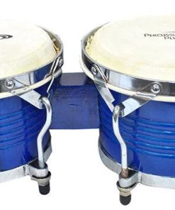 Percussion Plus Deluxe 6 & 7" Wooden Bongos In Gloss Lacquer Finish
