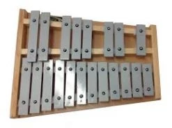 Percussion Plus 20-Note Glockenspiel With Natural Wood Frame & Bag
