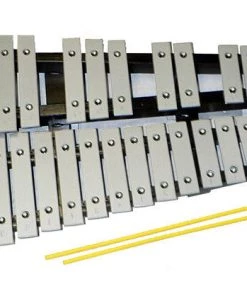 Percussion Plus PP4030 30 Note Glockenspiel With Black Wood Folding Frame & Bag