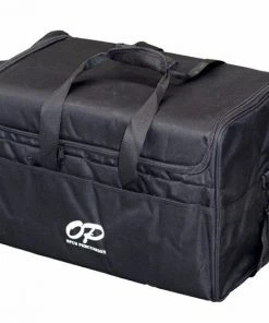 Opus Percussion Wooden Cajon In Ash With Deluxe Carry Bag