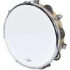 Percussion Plus 10" Wooden Tuneable Tambourine With 8-Single Rows Of Jingles 1 Percussion Plus 10" Wooden Tuneable Tambourine With 8-Single Rows Of Jingles
