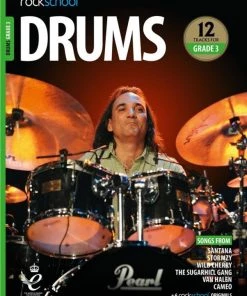 Crescendo Music Manuscript Rockschool Drums Debut To Grade 8 (2018-2024)