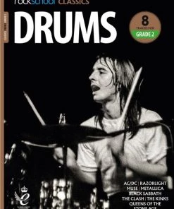 Crescendo Music Rockschool Classic Drums Grade 1 To Grade 8 Manuscript