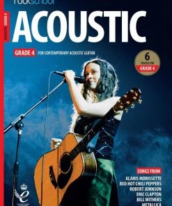 Crescendo Music Manuscript Rockschool Acoustic Guitar Debut To Grade 8 (2019+)