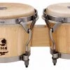 Toca Traditional Series 7 & 8-1/2" Wooden Bongos In Natural Percussion
