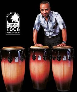 Toca Signature Series 12-1/2" Eric Velez Wooden Tumba In Sunburst Percussion