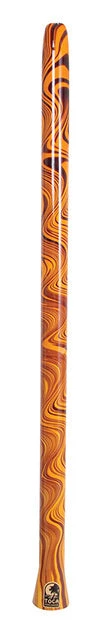 Crescendo Music Toca Duro Didgeridoo 49" Orange Swirl Design Folk & Native