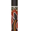 Crescendo Music Toca Duro Didgeridoo 51" Black With Artwork Folk & Native