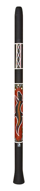 Crescendo Music Toca Duro Didgeridoo 51" Black With Artwork Folk & Native