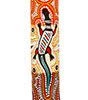 Crescendo Music Folk & Native Toca Didgeridoo 47 Inch Bamboo Gecko Design
