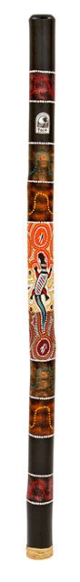 Crescendo Music Folk & Native Toca Didgeridoo 47 Inch Bamboo Gecko Design