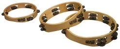 Toca Players Series 9" Wooden Tambourine With Double Row Of Jingles