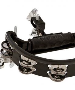 Toca Tambourine With Easy Place Mount & Double Nickel Plated Jingles