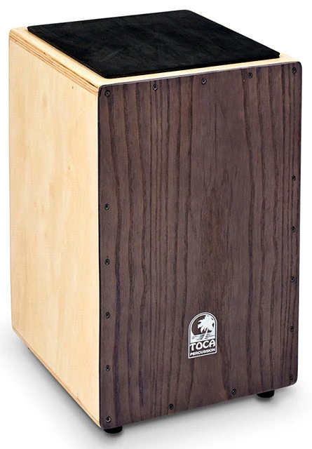 Percussion Toca Wooden Cajon In Natural With Ash Wood Front Plate 3 Percussion Toca Wooden Cajon In Natural With Ash Wood Front Plate