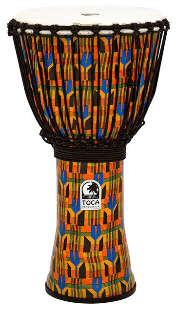 Crescendo Music Toca Freestyle 2 Series Djembe 12 Inch Kente Cloth 3 Crescendo Music Toca Freestyle 2 Series Djembe 12 Inch Kente Cloth