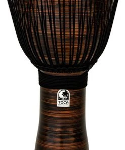 Crescendo Music Toca Freestyle 2 Series Djembe 14 Inch Spun Copper With Bag