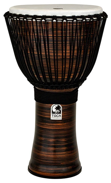 Crescendo Music Toca Freestyle 2 Series Djembe 14 Inch Spun Copper With Bag 3 Crescendo Music Toca Freestyle 2 Series Djembe 14 Inch Spun Copper With Bag