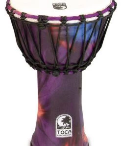Crescendo Music Percussion Toca Freestyle 2 Series Djembe 9" In Woodstock Purple