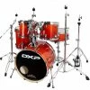 Crescendo Music DXP Maple Pro Series 5 Piece Drum Kit
